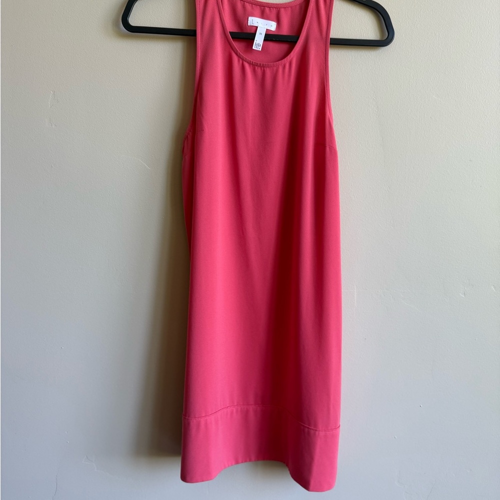 Elegant Pink Sleeveless Dress